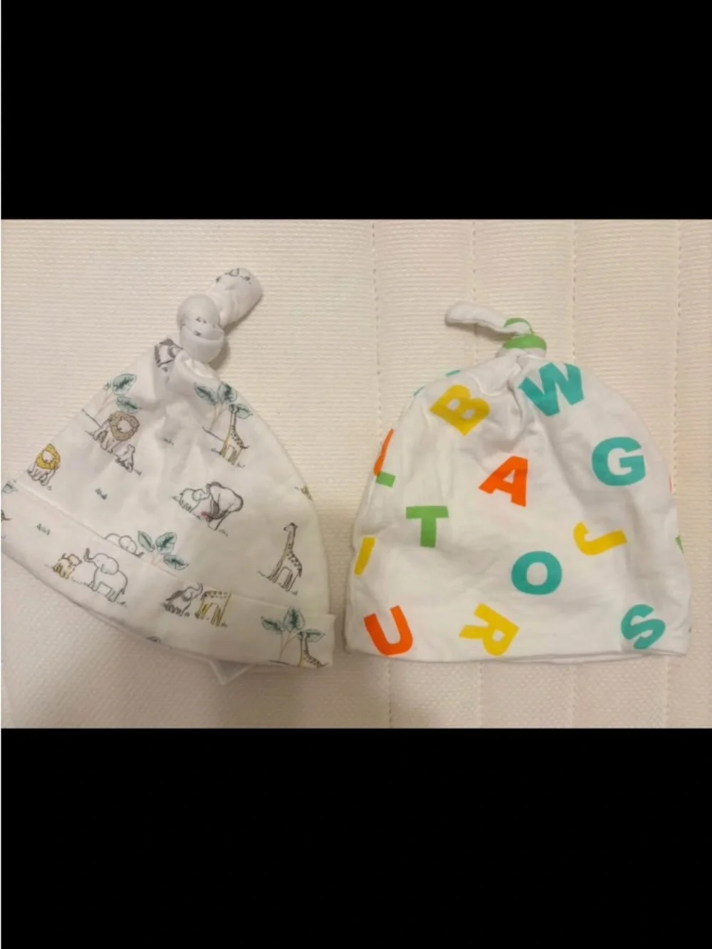 Three hats for baby and toddler
